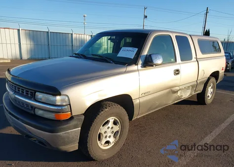 2000 Chevrolet Silverado 1500 Ls from USA, damaged, VIN 1GCEK19T5YE194817